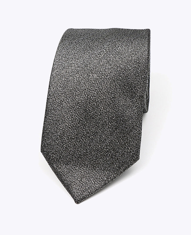 Glitzer-Krawatte Schwarz n°1 Herren aus Polyester | Isidore - Unipap's