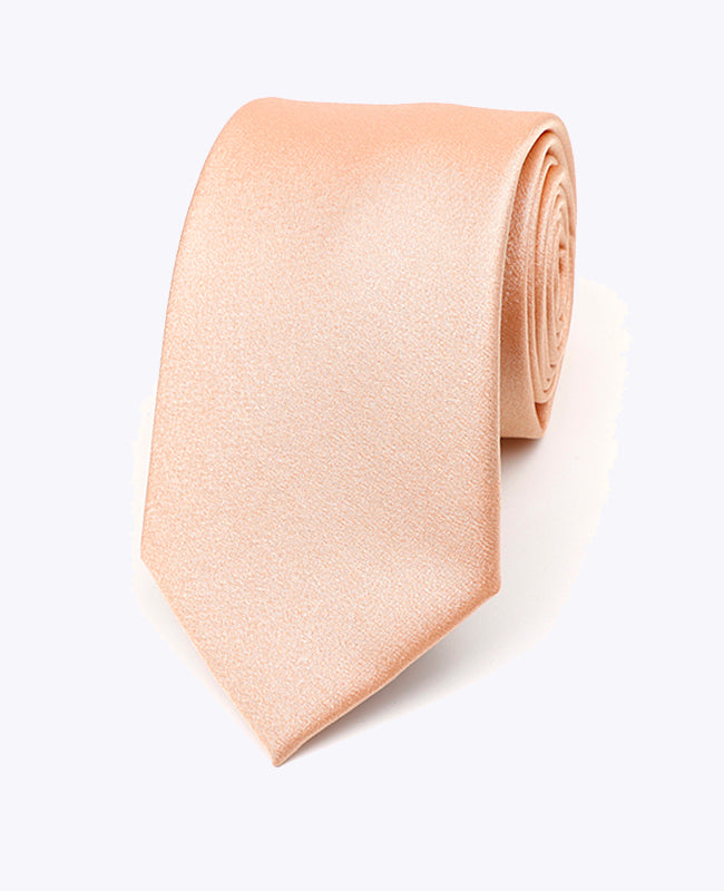 Krawatte mit orangefarbenen Pailletten Nr. 1 Herren aus Polyester | Armand - Unipap's