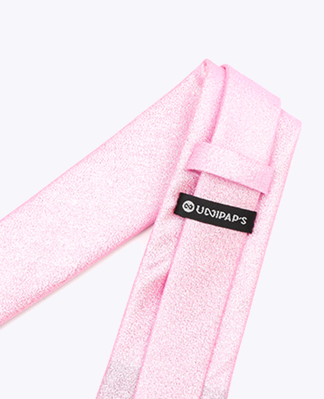 Krawatte Rosa Glitzer Nr.1 Herren aus Polyester | Isidore - Unipap's