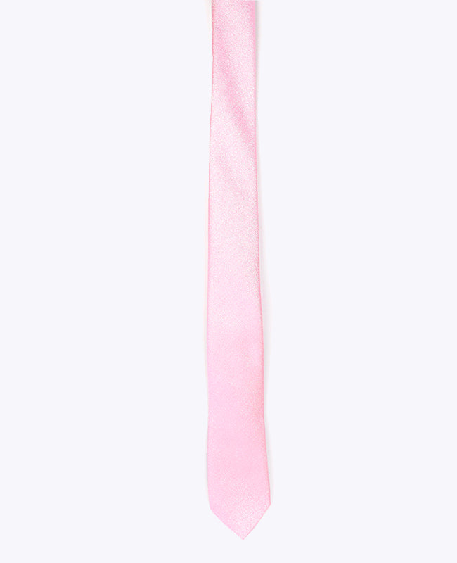 Krawatte mit Pailletten Rosa n°1 Herren aus Polyester | Isidore - Unipap's