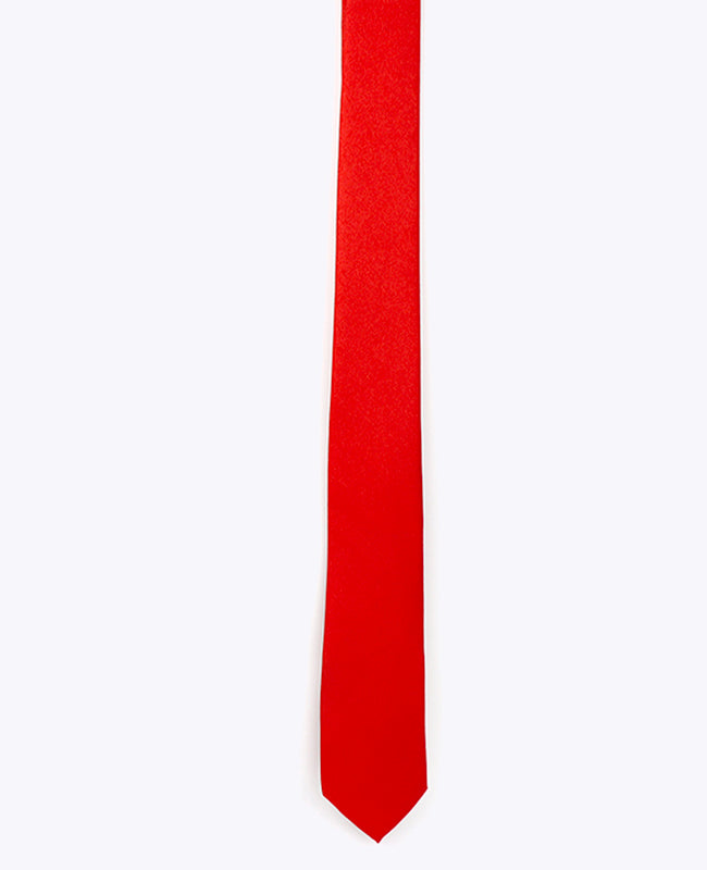 Glitzer-Krawatte Rot Nr. 1 Herren aus Polyester | Armand - Unipap's