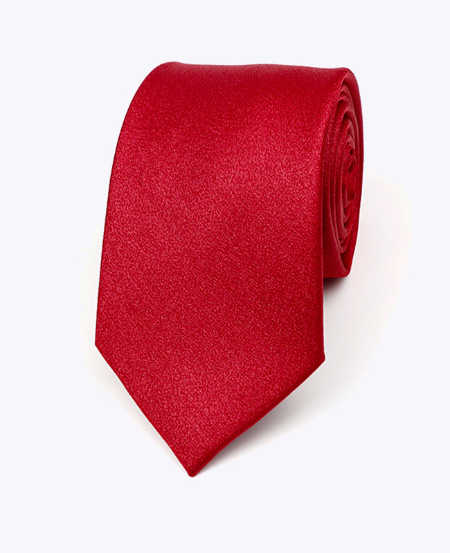 Glitzer-Krawatte Rot Nr. 2 Herren aus Polyester | Armand - Unipap's
