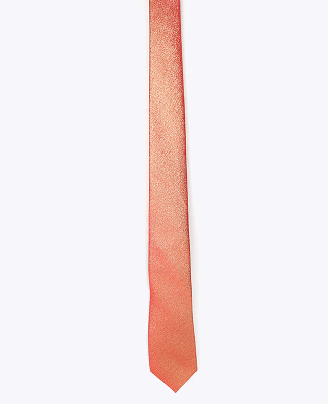 Krawatte Rot Glitzer Nr.2 Herren aus Polyester | Isidore - Unipap's