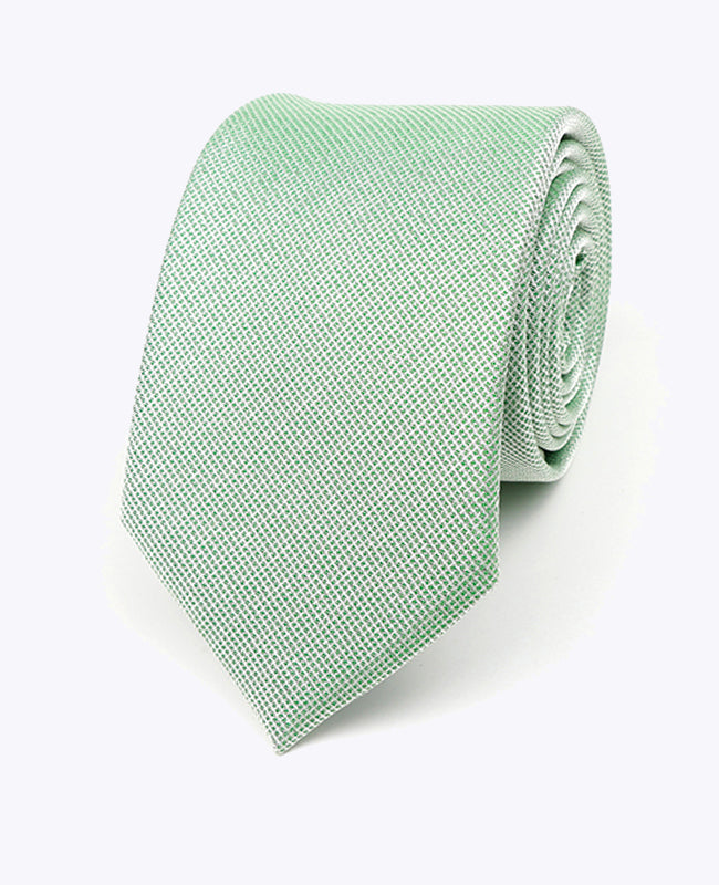 Glitzer-Krawatte Grün Nr. 1 Herren Polyester | Léonard - Unipap's