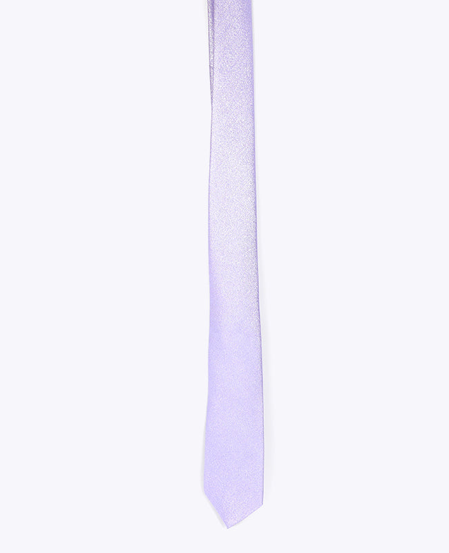 Krawatte mit Pailletten Violett n°1 Herren aus Polyester | Isidore - Unipap's