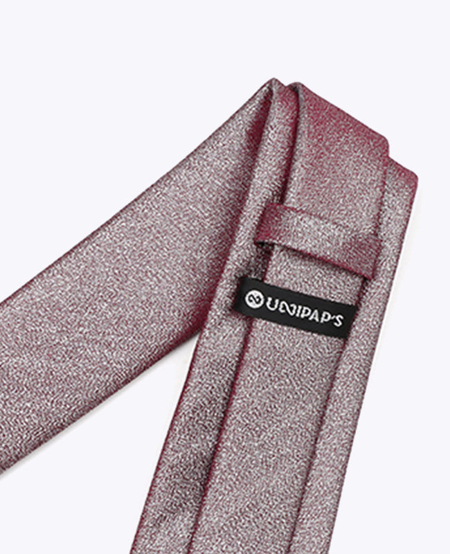 Glitzer-Krawatte Violett n°3 Herren aus Polyester | Isidore - Unipap's