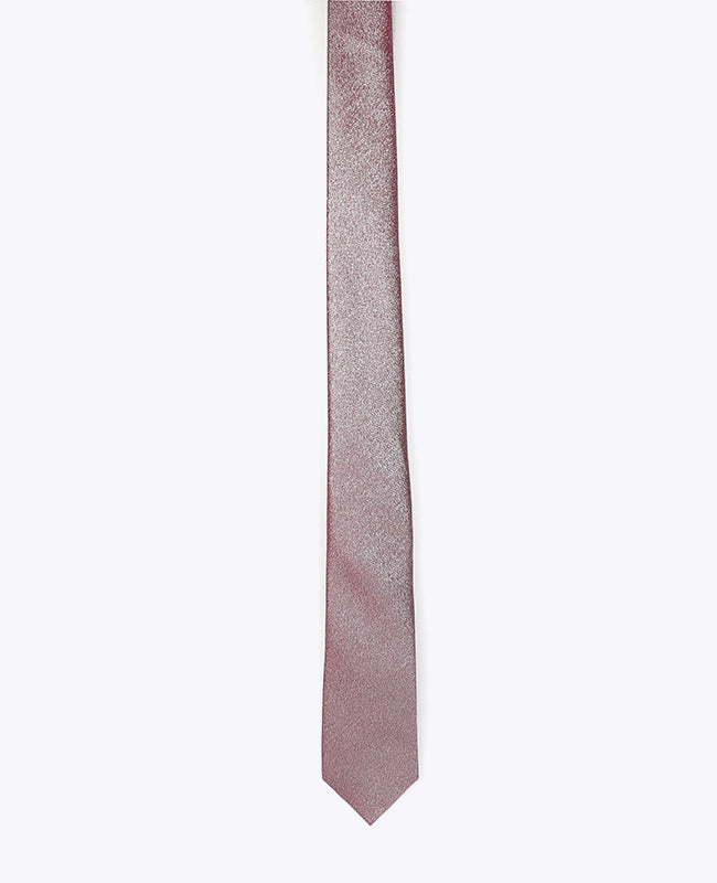 Glitzer-Krawatte Violett n°3 Herren Polyester | Isidore - Unipap's