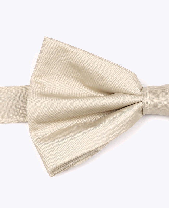 Fliege Beige Herren aus recyceltem Polyester «Marin»