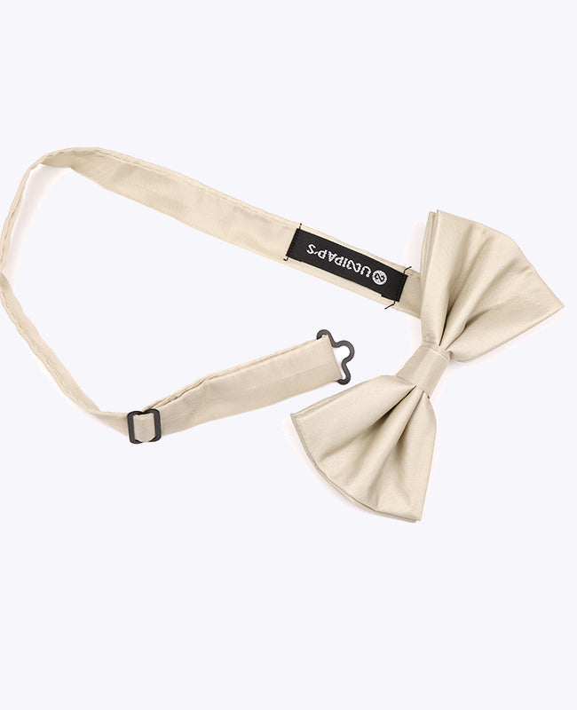 Fliege Beige Herren aus recyceltem Polyester «Marin»