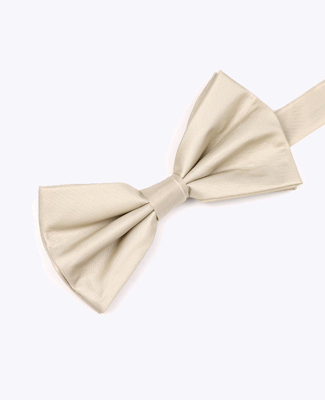 Fliege Beige Herren aus recyceltem Polyester «Marin»