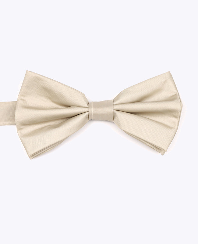 Fliege Beige Herren aus recyceltem Polyester «Marin»