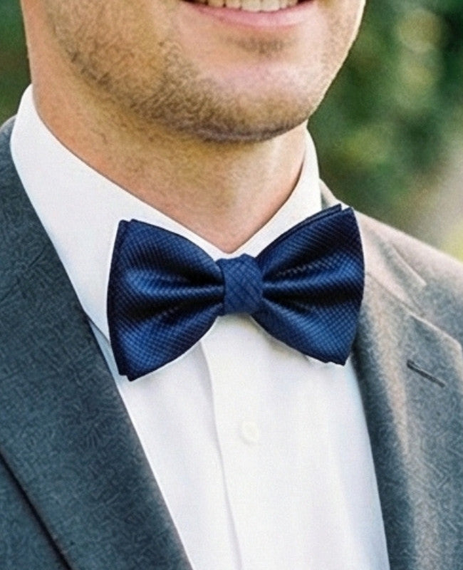 Fliege Blau Nr. 3 Herren aus Polyester «Martin»