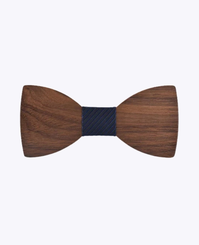 Fliege Blau Herren aus Holz „Ambroise"