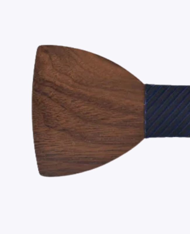 Fliege Blau Herren aus Holz „Ambroise"