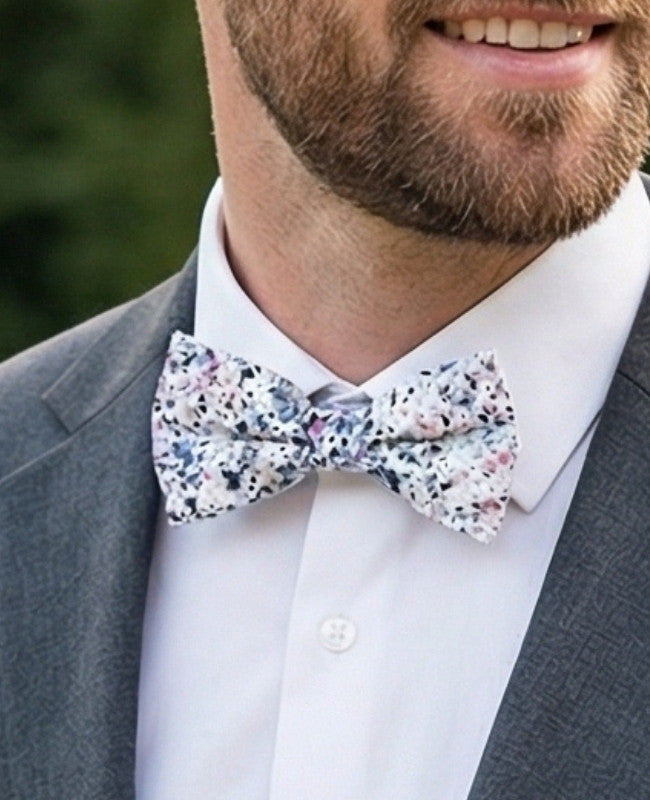 Fliege Liberty Weiß Nr. 1 Herren aus Baumwolle «Charles»