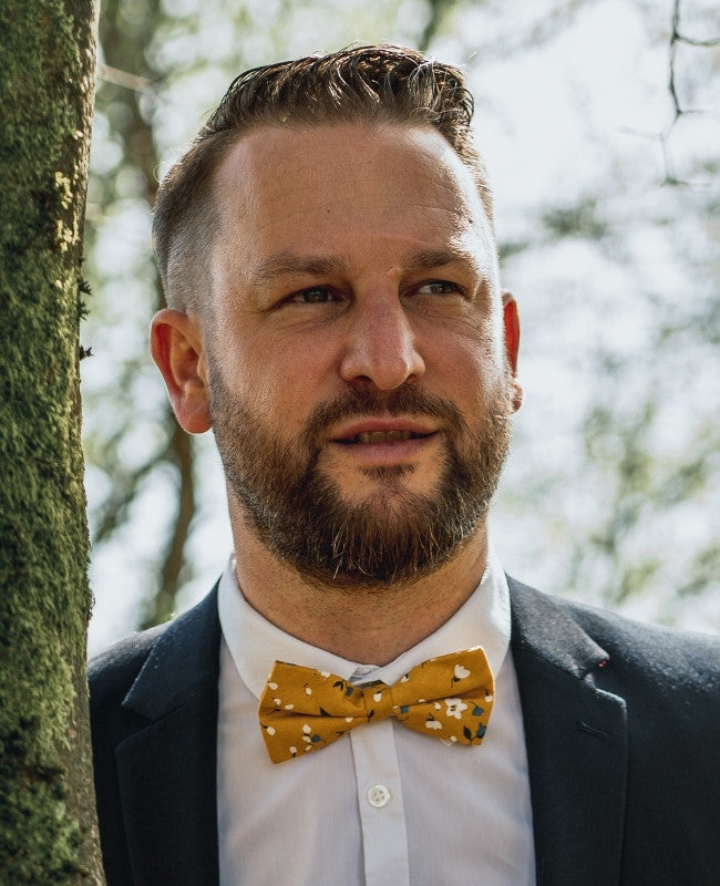 Fliege Liberty Gelb Herren Baumwolle «Gaspard»