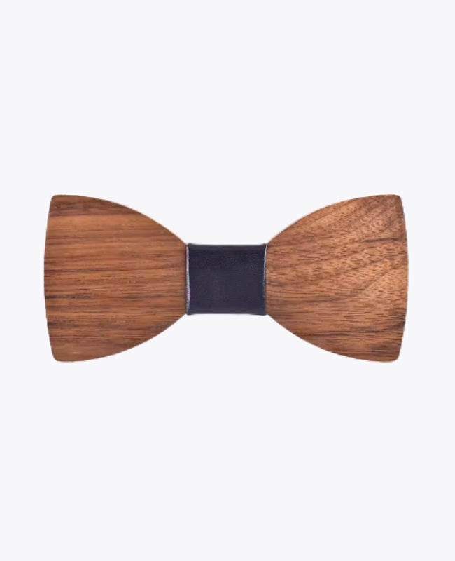 Fliege Schwarz Herren aus Holz „Ambroise"