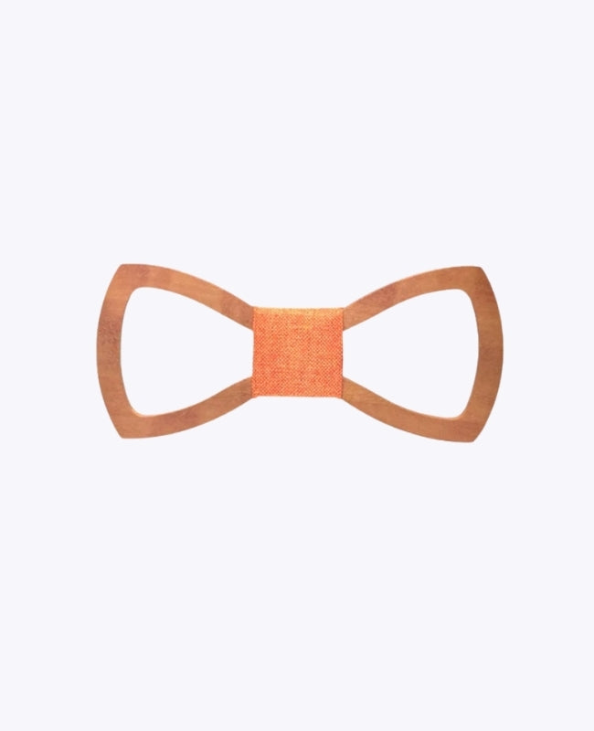 Fliege Orange Kinder aus Holz „Émile"