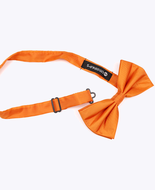 Fliege Orange Herren aus recyceltem Polyester «Marin»