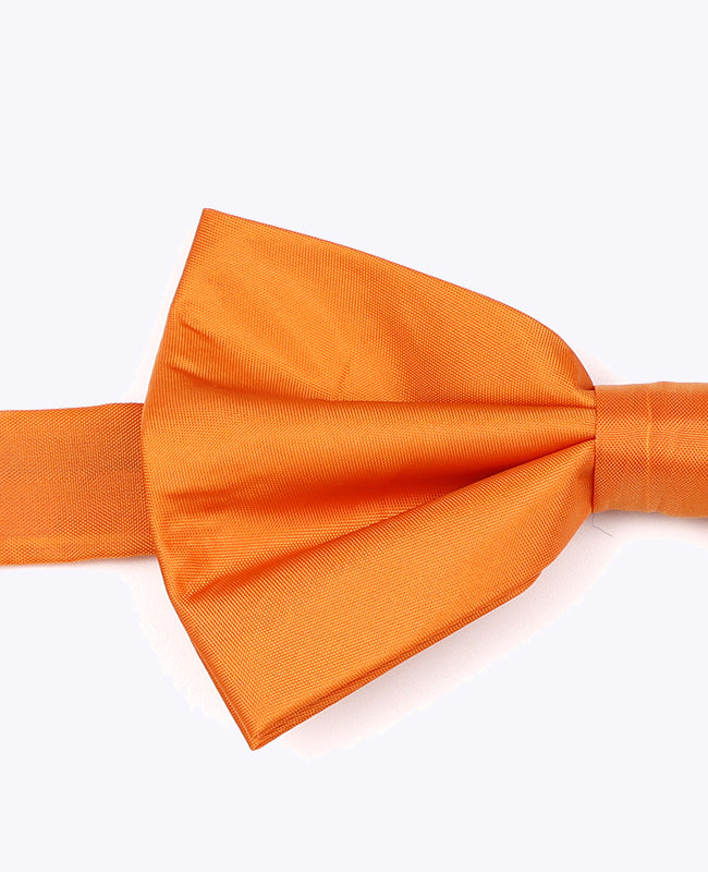 Fliege Orange Herren aus recyceltem Polyester «Marin»