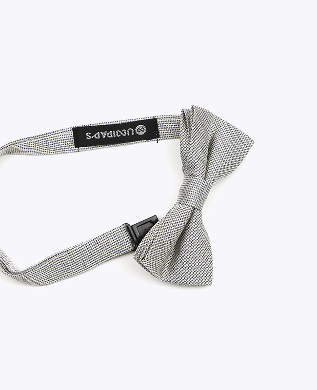 Glitzer-Fliege Silber Nr. 1 Kinder aus Polyester | Léonard - Unipap's