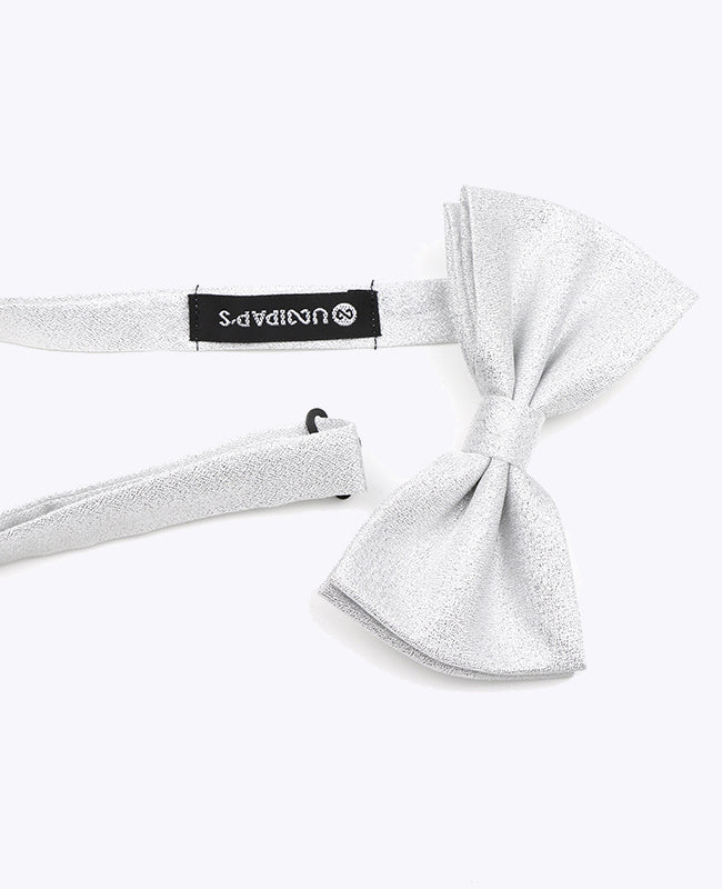 Fliege mit Pailletten Silber n°1 Herren aus Polyester | Isidore - Unipap's