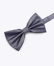 Glitzer-Fliege Blau n°1 Herren aus Polyester | Isidore - Unipap's