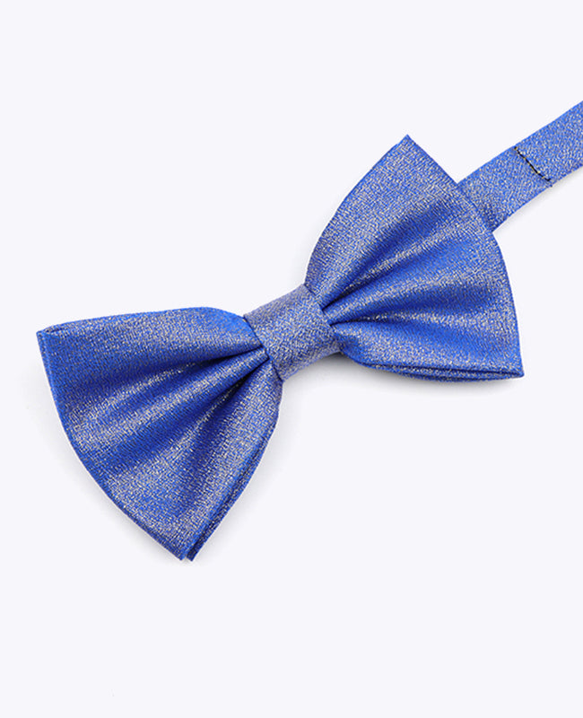 Glitzer-Fliege Blau n°2 Herren Polyester | Isidore - Unipap's
