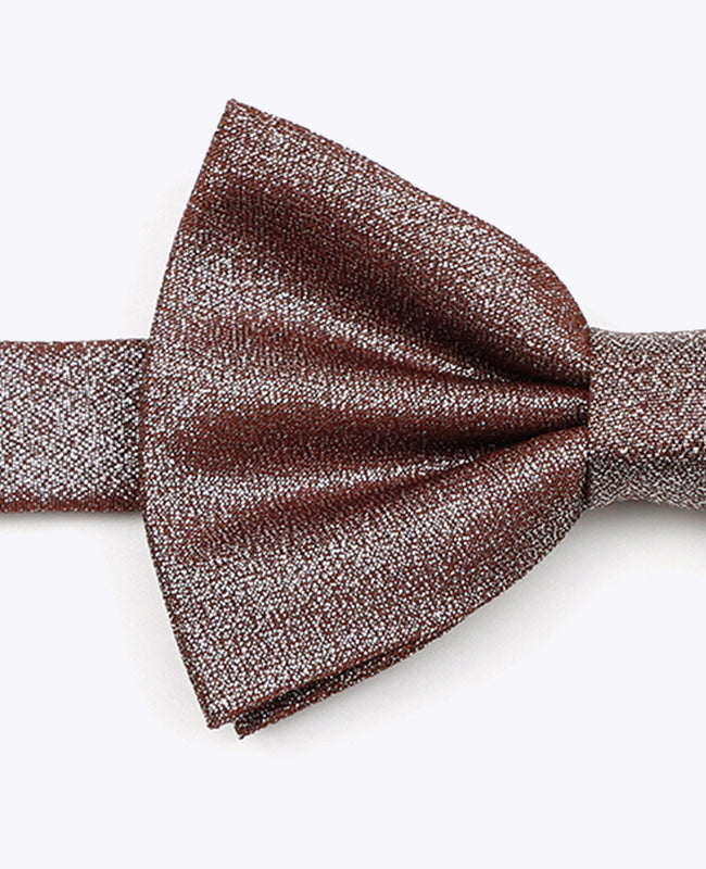 Glitzer-Fliege Braun n°1 Herren aus Polyester | Isidore - Unipap's