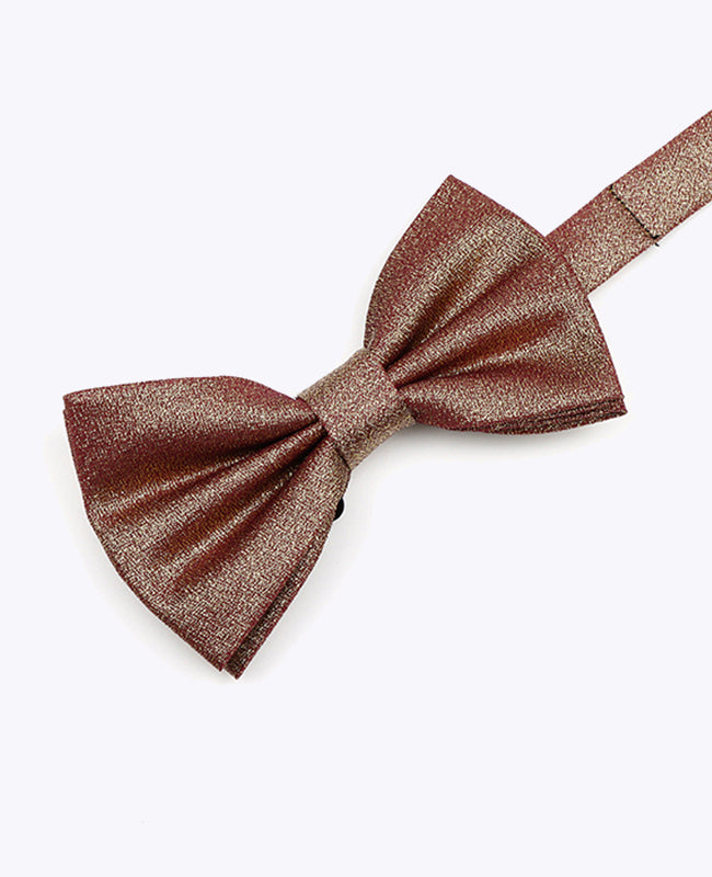 Glitzer-Fliege Braun n°2 Herren Polyester 