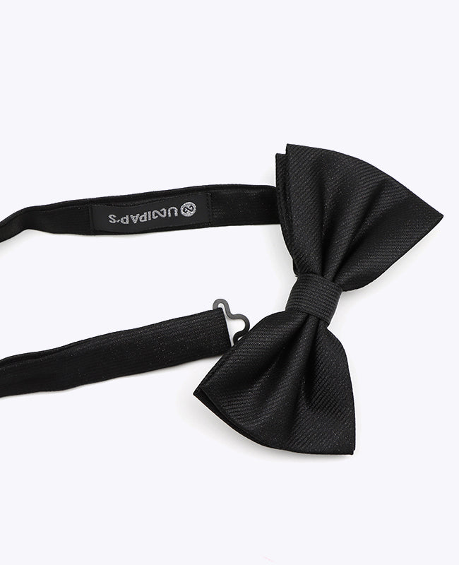 Fliege mit Pailletten Schwarz n°1 Herren aus Polyester | Léonard - Unipap's