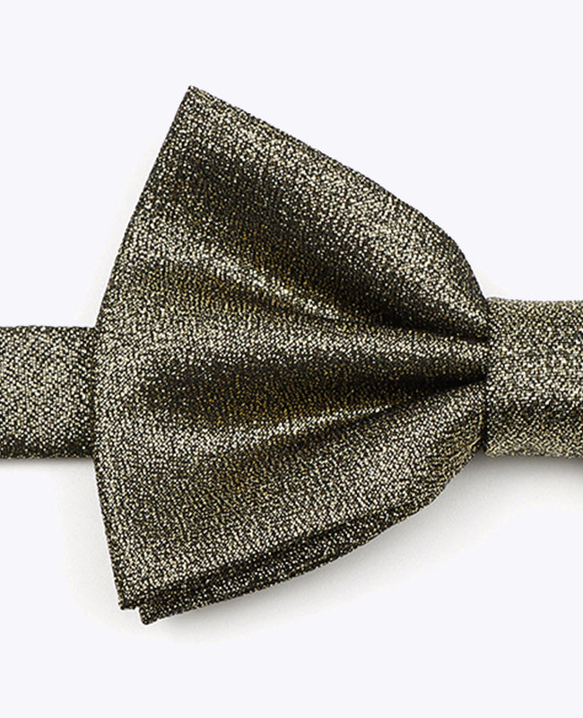Fliege mit Pailletten Schwarz n°3 aus Polyester «Isidore»