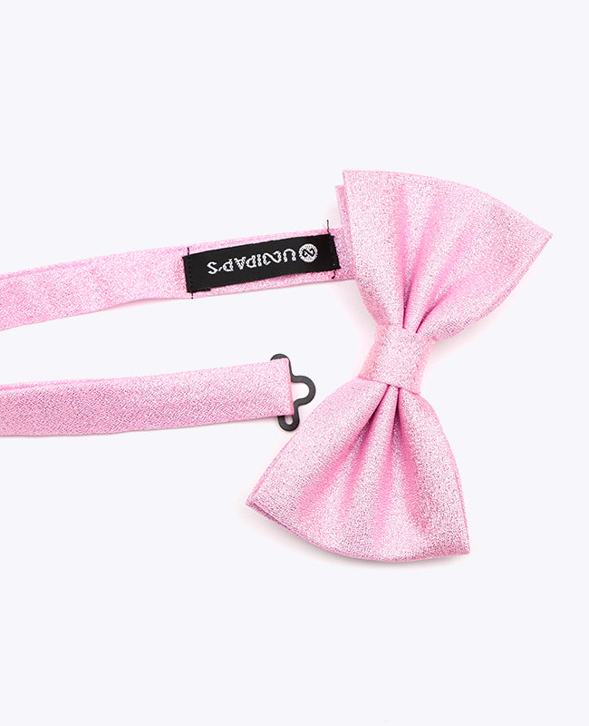 Fliege mit Pailletten Rosa n°1 Herren aus Polyester | Isidore - Unipap's