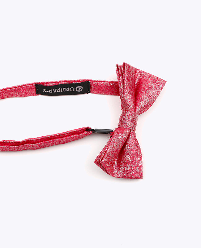 Fliege mit Pailletten Rot n°1 Kinder aus Polyester | Isidore - Unipap's