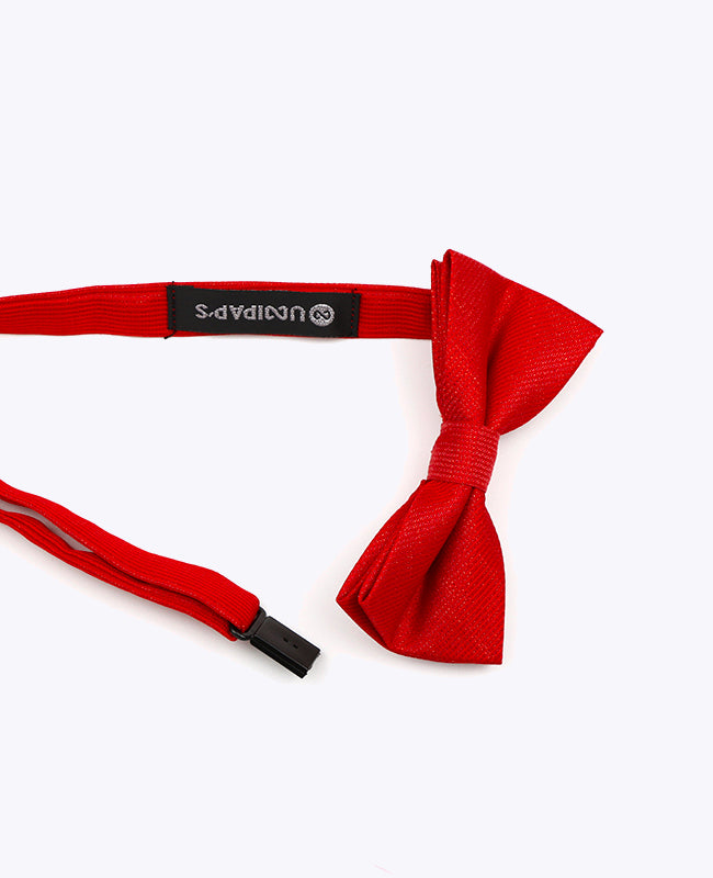 Glitzer-Fliege Rot Nr. 1 Kinder aus Polyester | Léonard - Unipap's