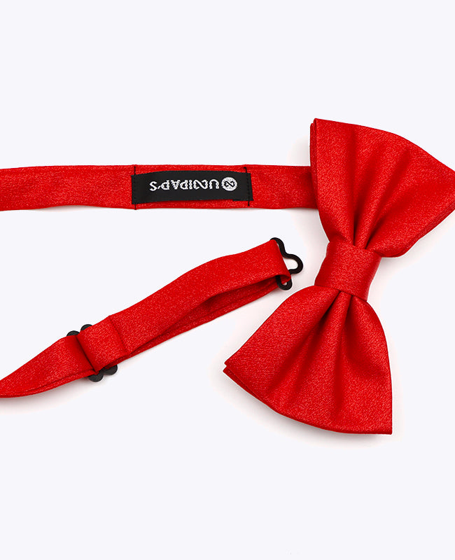 Fliege mit roten Pailletten Nr. 1 Herren aus Polyester | Armand - Unipap's