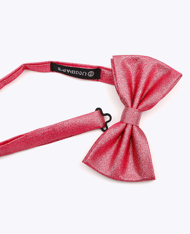 Fliege mit Pailletten Rot n°1 Herren aus Polyester | Isidore - Unipap's