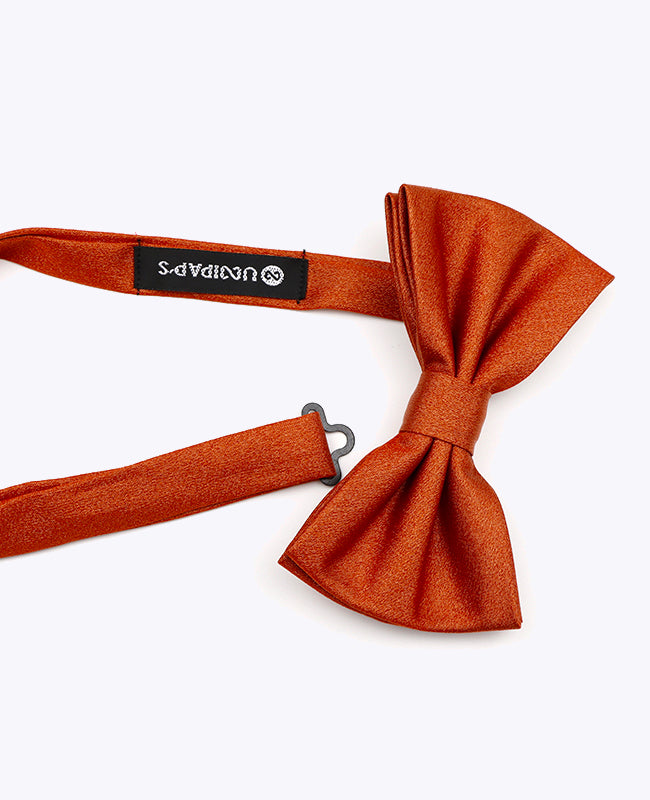 Glitzer-Fliege Terracotta Nr.1 Herren aus Polyester | Armand - Unipap's