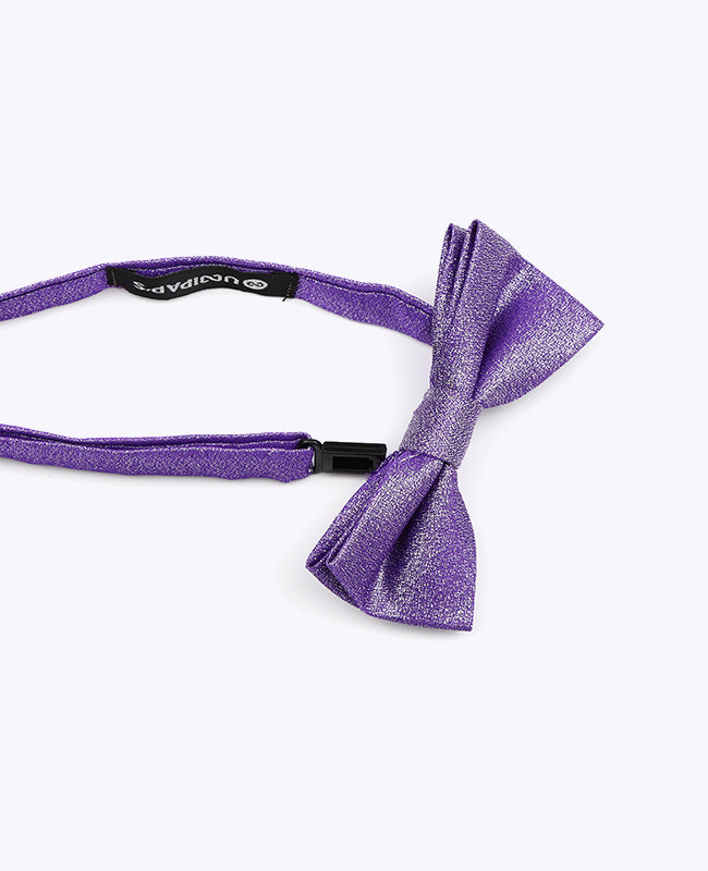 Glitzer-Fliege Violett n°2 Kinder aus Polyester | Isidore - Unipap's