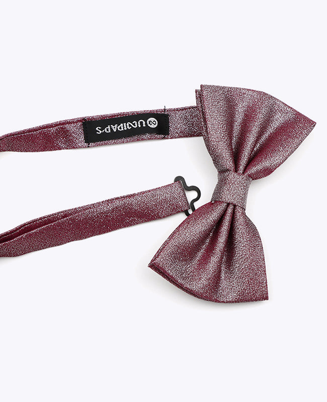 Glitzer-Fliege Violett n°3 Herren aus Polyester | Isidore - Unipap's