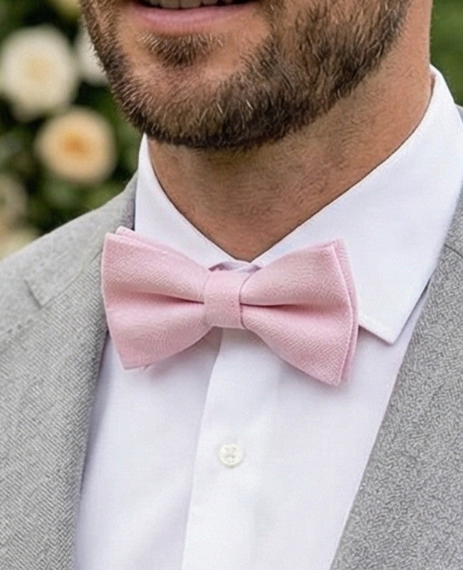 Fliege Rosa Nr. 2 Herren Baumwolle «Edgard»