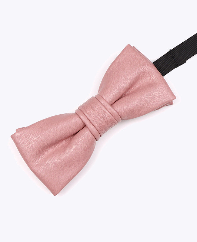 Fliege Rosa n°2 Herren Leder «Achille»