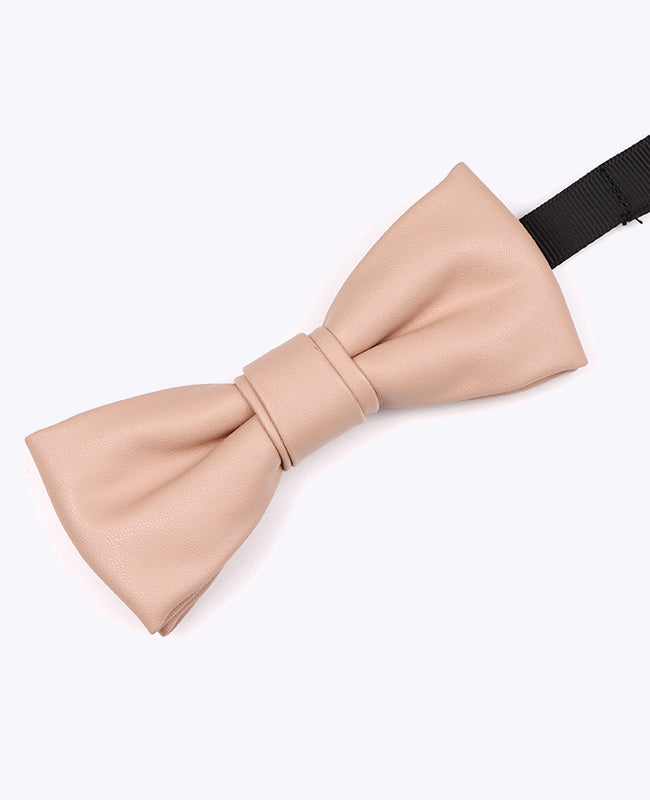 Fliege Rosa n°3 Herren Leder «Achille»