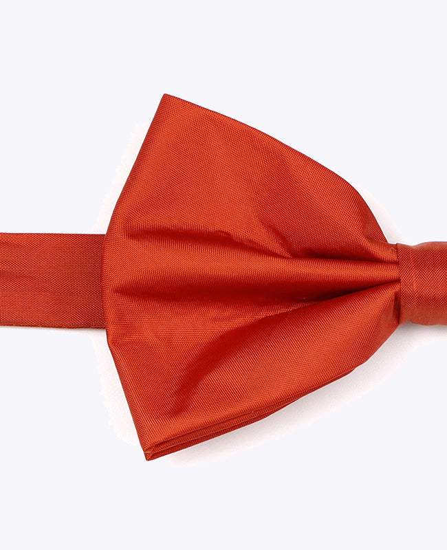 Fliege Terracotta aus Recyceltem Polyester «Marin»