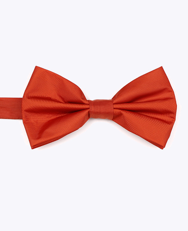Fliege Terracotta aus Recyceltem Polyester «Marin»