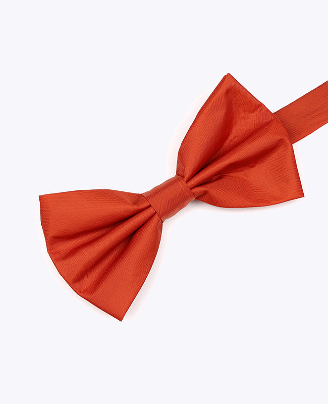 Fliege Terracotta Herren aus recyceltem Polyester «Marin»