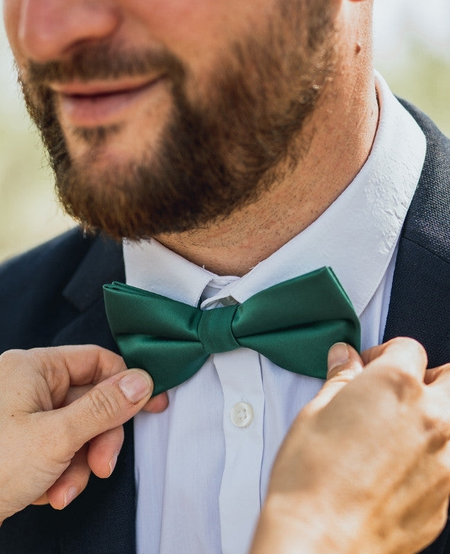 Fliege Grün Nr. 1 Herren aus Polyester «Jules»