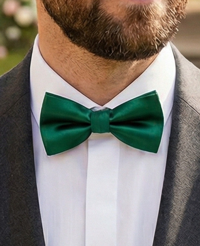 Fliege Grün Nr. 2 Herren aus Polyester «Jules»