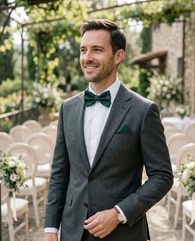 Fliege Grün Nr. 2 Herren aus Polyester «Martin»