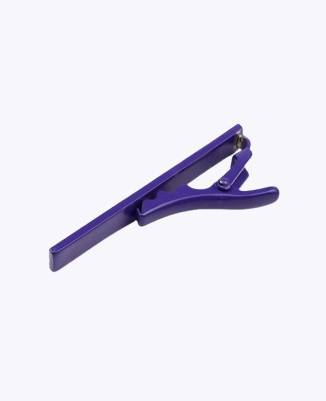 Krawattenklammer Violett Nr. 2 aus Metall